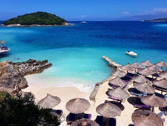 Angela Apartments Ksamil Luaran gambar